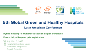 5th Global Green and Healthy Hospitals Latin American Conference - Banner